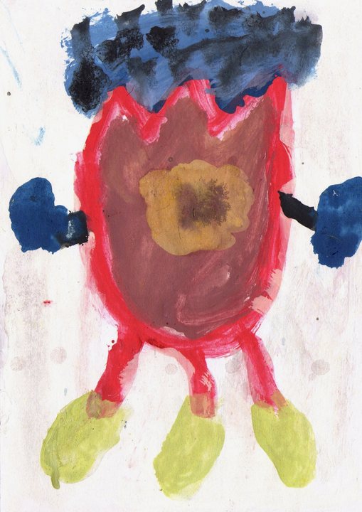Untitled, by Pibi, 9, drawn in Indonesia, 2011